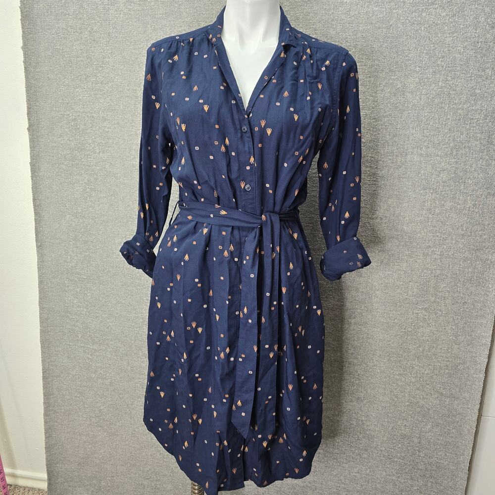BRIDGE AND BURN SHIRT DRESS, SIZE M